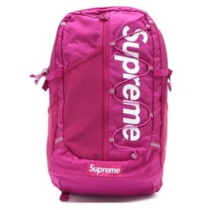SUPREME SS17 Magenta Backpack